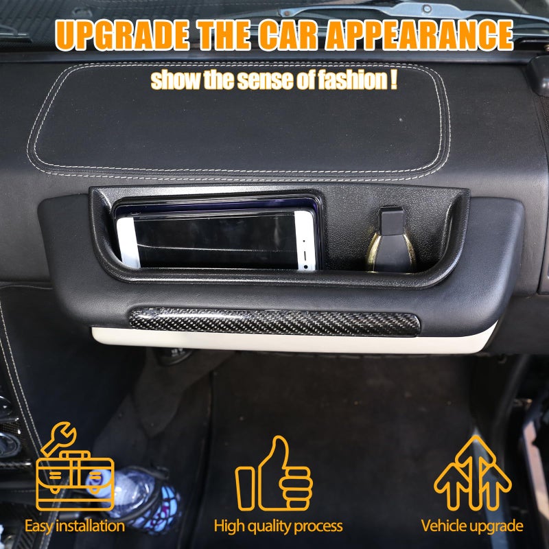 LLKUANG Car Co-pilot Storage Box Organizer Tray Compatible with Benz G Class Wagon Cross Country SUV W463 G350 G400 G500 G500 G55 G63 G65 G800 2004-2018 Auto Accessories - Image 4